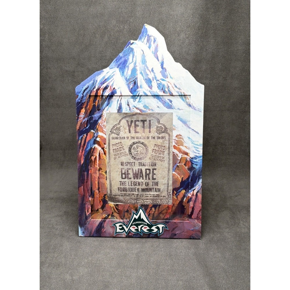 Disney Parks Animal Kingdom Expedition Everest Mountain Picture Frame